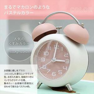 マカロン目覚まし時計置き時計大音量卓上時計鐘つ...の詳細画像2