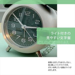 マカロン目覚まし時計置き時計大音量卓上時計鐘つ...の詳細画像3