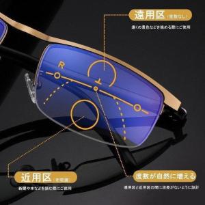 老眼鏡 ブルーライトカット おしゃれ メンズ ...の詳細画像3