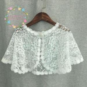 キッズショール ケープ 子供 ボレロ 肩掛け ウエディング フェイクファー お姫様 結婚式 発表会 子供服 パーティー 半袖 レース 夏