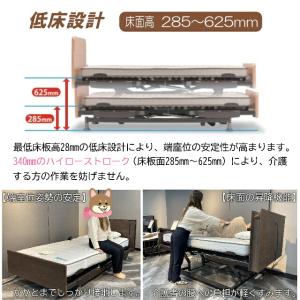 フランスベッド 電動ベッド レステックス-W0...の詳細画像4