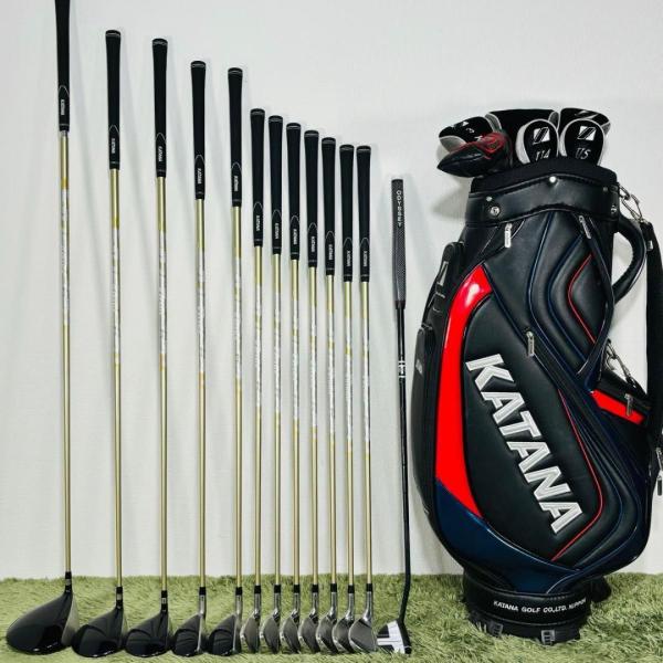 カタナ SL-450 フルセット キャディバッグ付き 13本セット メンズゴルフ 初心者 入門 大人...