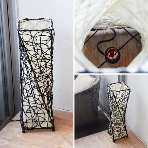 スタンドライト テーブルライト ラタン 和モダ...の詳細画像5