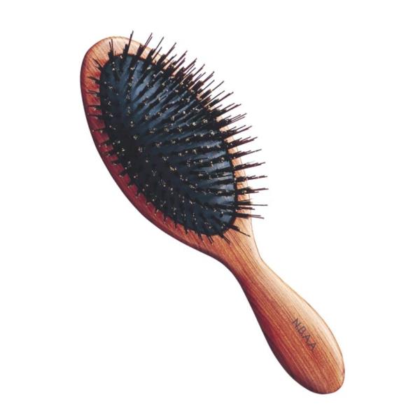 N.B.A.A. ブロークッションブラシ ナチュラルウッド NB-BC8