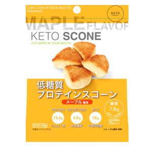 平和堂 低糖質プロテインスコーンメープル風味 50ｇ×12袋