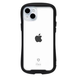 iFace Reflection iPhone 15 Plus ケース クリア 強化ガラス (ブラック)【アイフェイス アイフォン15plus 用 i｜islandbs