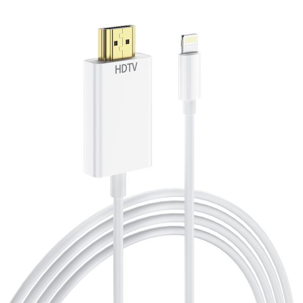 iphone hdmi変換ケーブル 【MFi認証品】 1.5M ライトニング hdmi 変換ケーブル...