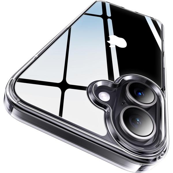 【極々透明美学・耐黄変2年実証】CASEKOO iPhone 16 用 ケース クリア 米軍MIL規...