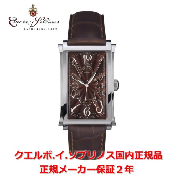 クエルボ・イ・ソブリノス メンズ 腕時計 プロミネンテ ソロテンポ デイト 1012-1TG 正規品