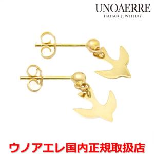 UNOAERRE（ウノアエレ） UNOAERRE K18イエローゴールド デザインピアス
