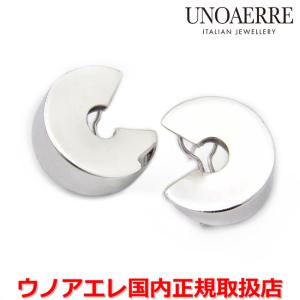 UNOAERRE（ウノアエレ） UNOAERRE K18ホワイトゴールド デザインピアス 