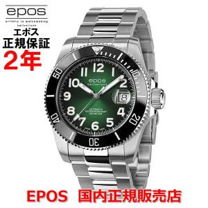国内正規品 エポス EPOS メンズ 腕時計 自動巻き スポーティブ ダイバー チタニウム Sportive Diver 3504TIGRM｜islandtribe