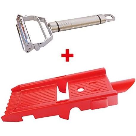 【売り切り価格！】超万能 ピーラー ピライサー  １台7役 U・V字型カッター 芯抜 ヘタ取り デコ...