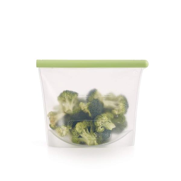 【即発送】ルクエ (Lekue) シリコンバッグ 食品保存 調理 湯煎 容量1L 立てて収納できる ...