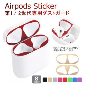 AirPods 第1世代 第2世代 ステッカー シール 内側 防塵 ホコリガード ダストガード  エアポッズ ステッカー イヤホン｜ismoki