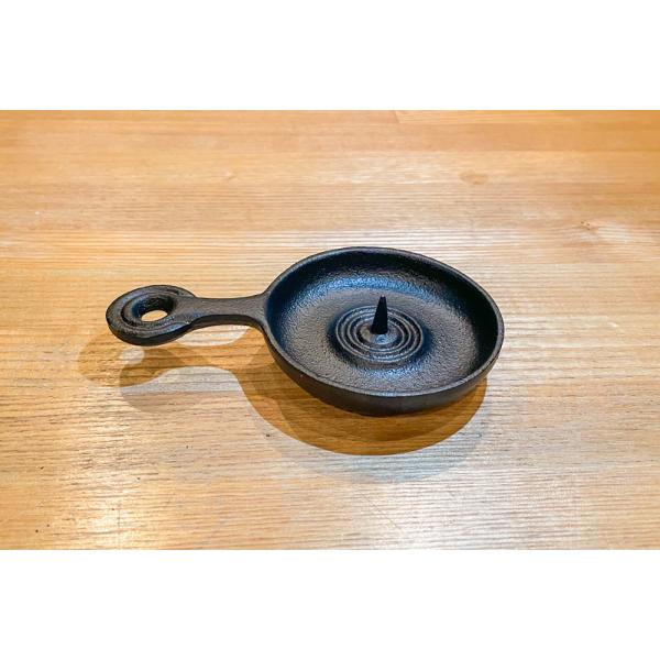 磯部ろうそく店 燭台「南部鉄燭台（皿形）」