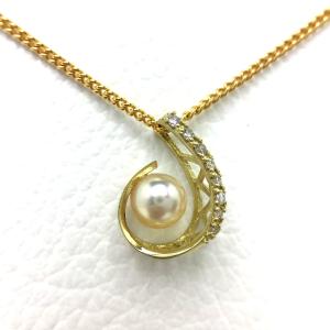 南洋白蝶真珠パールペンダントトップ 13mm ホワイトカラー K14WG製