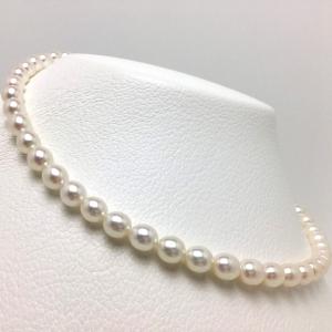 真珠 ネックレス パール 淡水真珠 真珠ネックレス パールネックレス 約7.0mm 67355