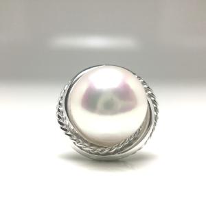 パールタイタック 真珠 ネクタイピン あこや本真珠 大珠9mm