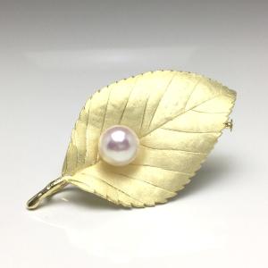 MIKIMOTO（ミキモト） パール ピン ブローチ ブーケ 現行モデル アコヤ