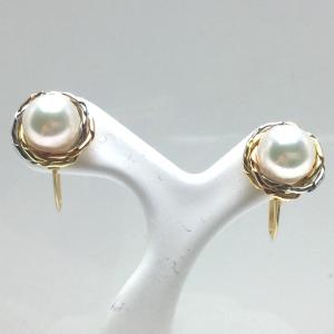 真珠 イヤリング パール アコヤ真珠 真珠イヤリング パールイヤリング  