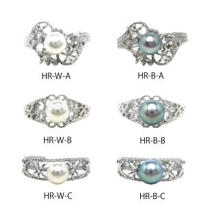 シンプルな指輪 フリーサイズリング ナチュラルパール pearl アコヤ