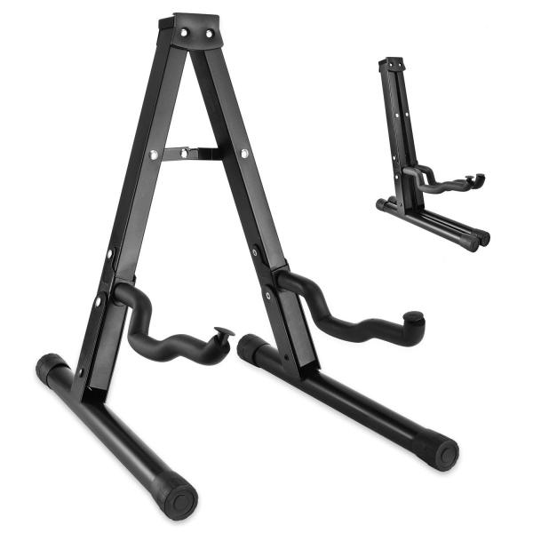 送料690円　ギタースタンド 折りたたみ式A型 軽量 ギターホルダー　　安定耐久 ギター ウクレレ ...