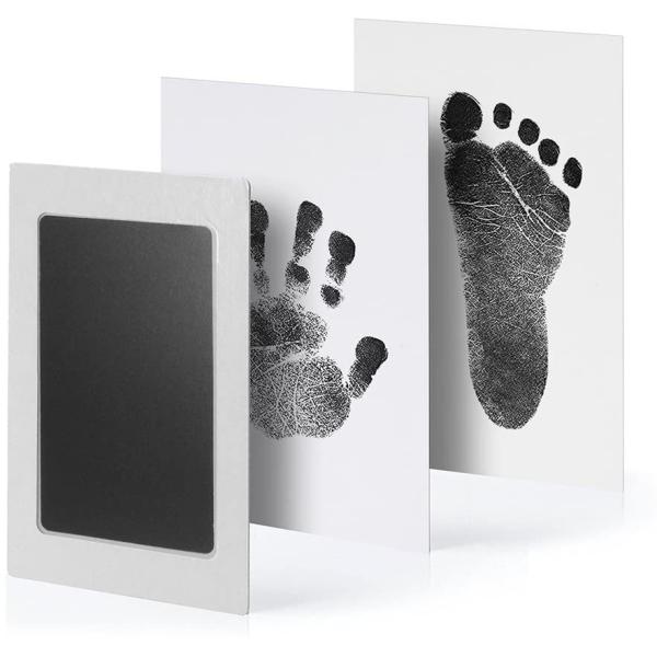 赤ちゃん 手形 足形 インク スタンプ ペットにも 新生児 ベビー 0-6ヶ月 手が汚れない インク...