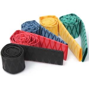 熱収縮 ラバー グリップ チューブ 滑り止め ロッド 釣り竿 カバー 内径35-50mm