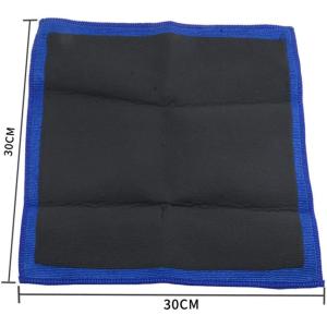 ラバークロス クレイタオル 鉄粉除去 マイクロファイバー 車　タオル クロス 洗車 　 粘土 拭き 上げ