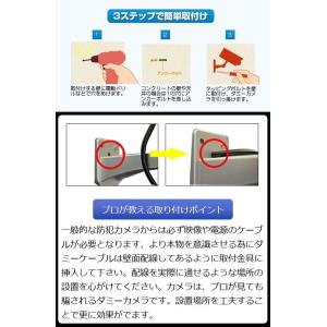 ダミーカメラ 防犯カメラ ダミー 屋外用 2カ...の詳細画像5