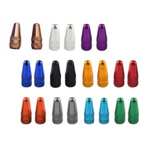 何点でも送料80円　自転車 タイヤ バルブキャップ 仏式 英式 対応 2個セット ロードバイク マウンテンバイク タイヤバルブ キャップ