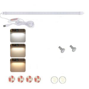 LED バーライト USB 調色調光機能付き マグネット 35cm 電球色 昼白色