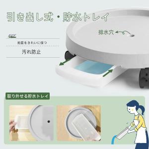 鉢台 排水トレー付き 鉢受け キャスター付き ...の詳細画像3