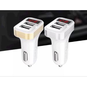 シガーソケット USB 急速充電　電圧計 電流計　増設 2連 カーチャージャー usb　2ポート2口 車 12V 24V 2連 スマホ タブレット シガー 充電 車載 車用