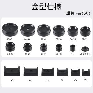 腕時計工具 時計閉め器 18点セット 裏蓋 裏...の詳細画像3