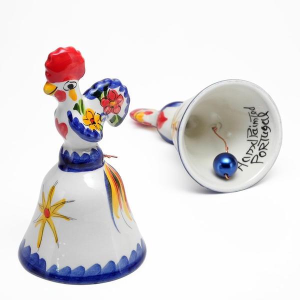 ポルトガル製 ディナーベル 幸せを呼ぶ バルセロスの鶏 朝食 ヨーロッパ 手描き おしゃれ チキン ...