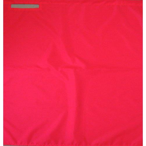 蛍光赤旗　70×70