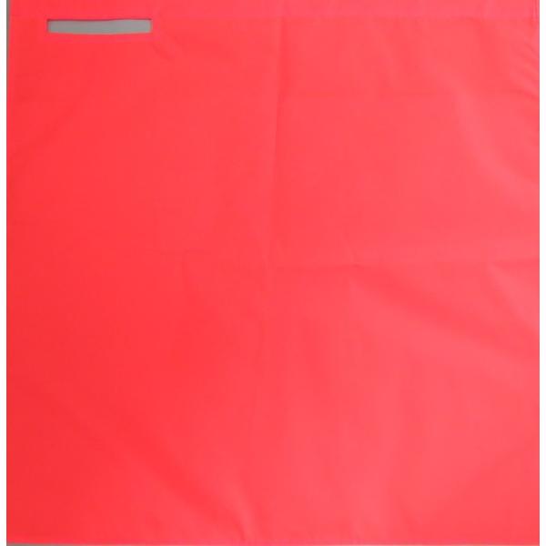 蛍光赤旗　90×90　