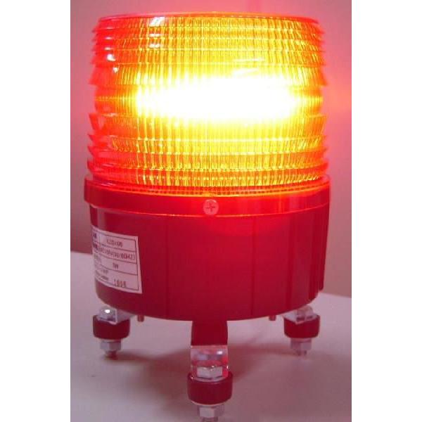 ハイパワーLED回転灯100V　赤色