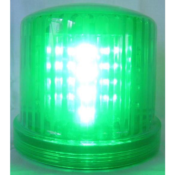 電池式LED回転灯緑色10台まとめて