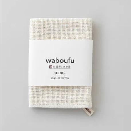 ガラ紡の和紡布30×30(1枚) 日本製 益久染織研究所