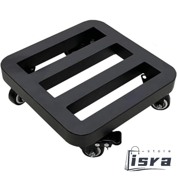 移動 植木鉢台 重量物を移動するための車輪付きベースパレットラック、厚くする 鉄製 植木鉢台 鉢置台...