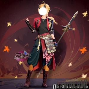 五次元　基萌　原神　コスプレ　トーマ　衣装　※ウィッグ　靴　追加可　