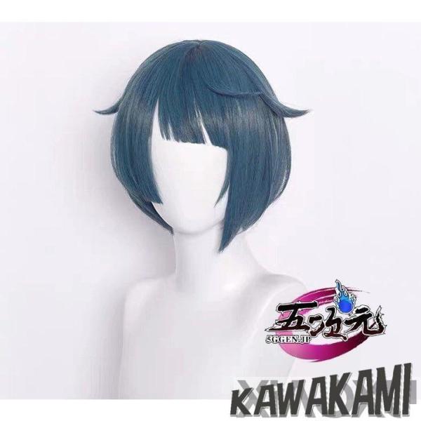 五次元　原神　コスプレ　行秋　ユクアキ 　ウィッグ　