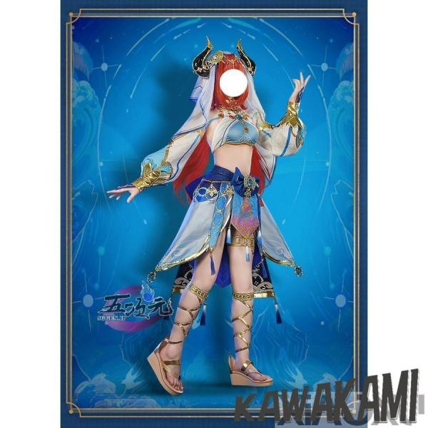 五次元　基萌　原神　コスプレ　ニィロウ　衣装　※ウイッグ　靴　追加可