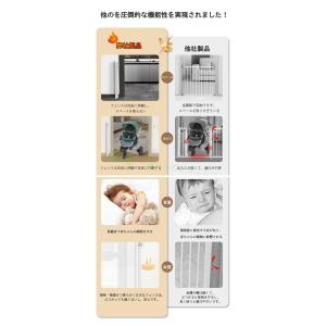 ベビーゲート ロール式 階段上 階段下最大幅1...の詳細画像4