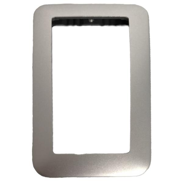 グレーシアシリーズ ラウンドコンセント用プレート3個用 シルバーグレー WTV6203S2