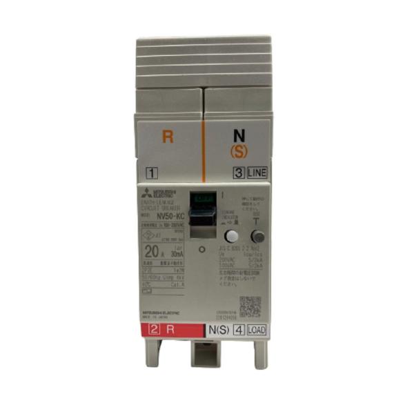 漏電遮断器 AC 100-200V Type NR EH933-00D NV50-KC 2P 20A...