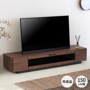 テレビ台 幅150cm 高さ36cm ナチュラルブラウン 65V型対応 木質感の